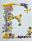 Lettre florale E