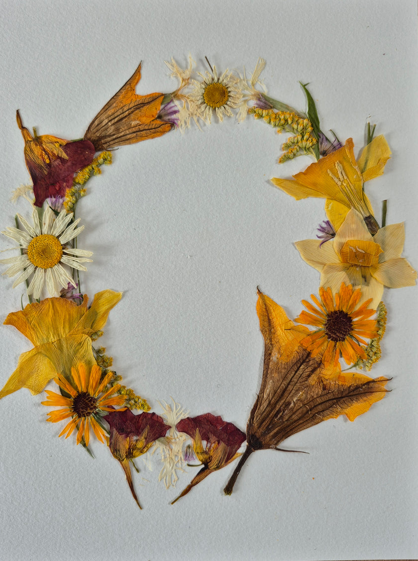 Lettre florale O