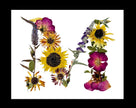 Lettre florale M
