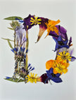 Lettre florale D