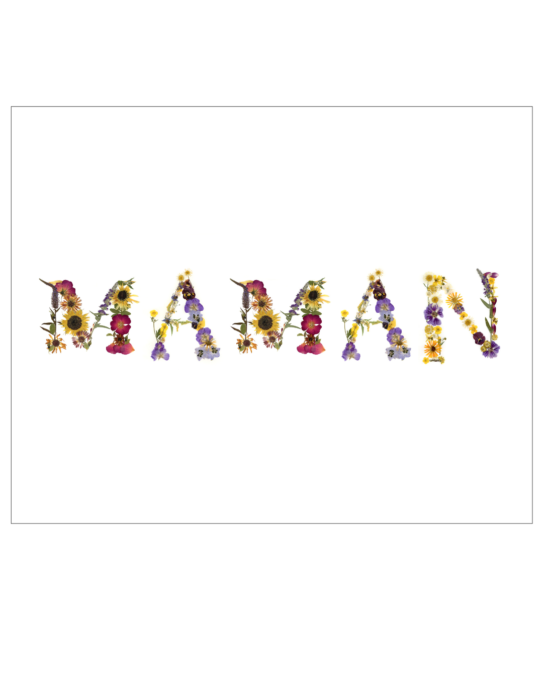 Oeuvre florale - MAMAN