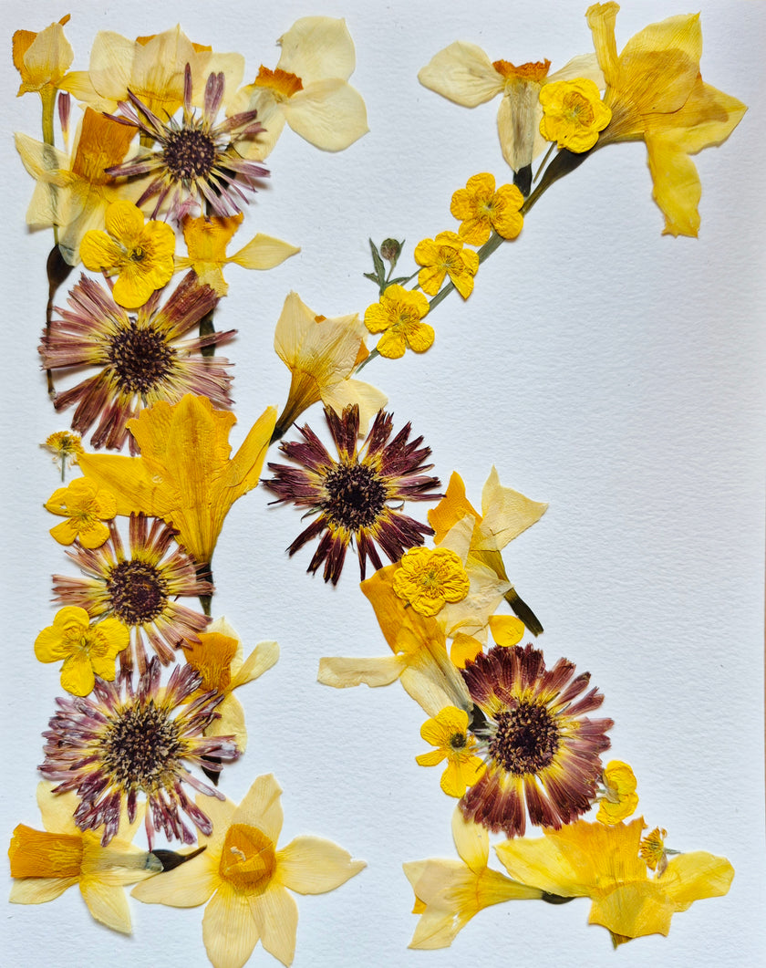 Lettre florale K