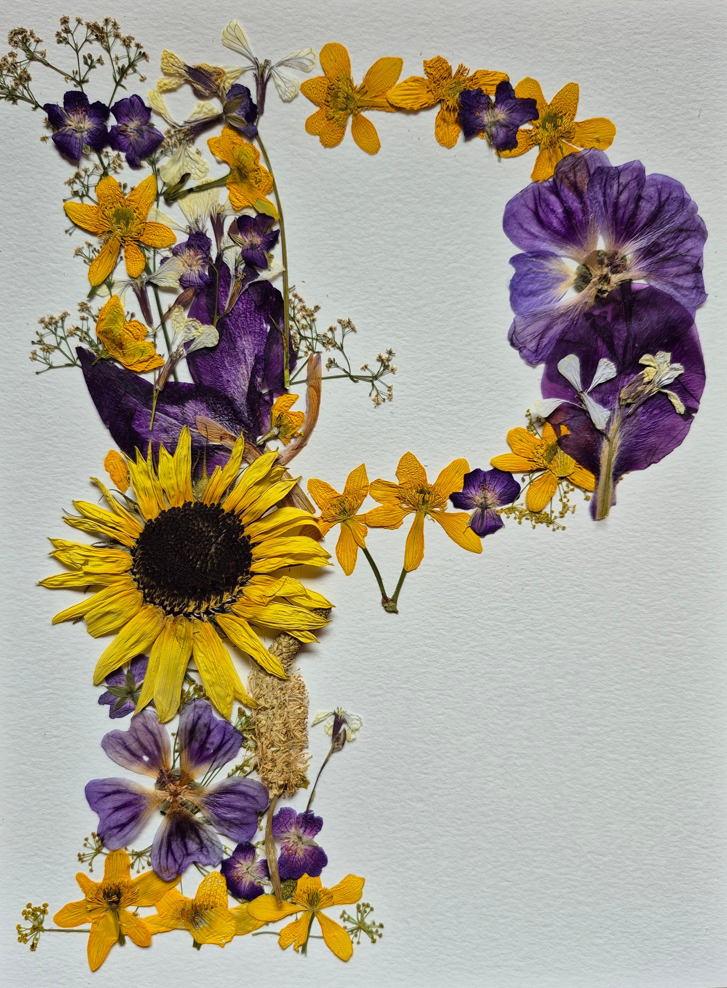 Lettre florale P