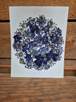 Oeuvre florale - Lune bleue