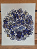 Oeuvre florale - Lune bleue