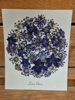 Oeuvre florale - Lune bleue