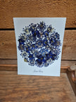 Oeuvre florale - Lune bleue