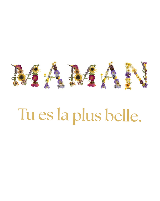 Affiche - MAMAN : Tu es la plus belle (8"x10")