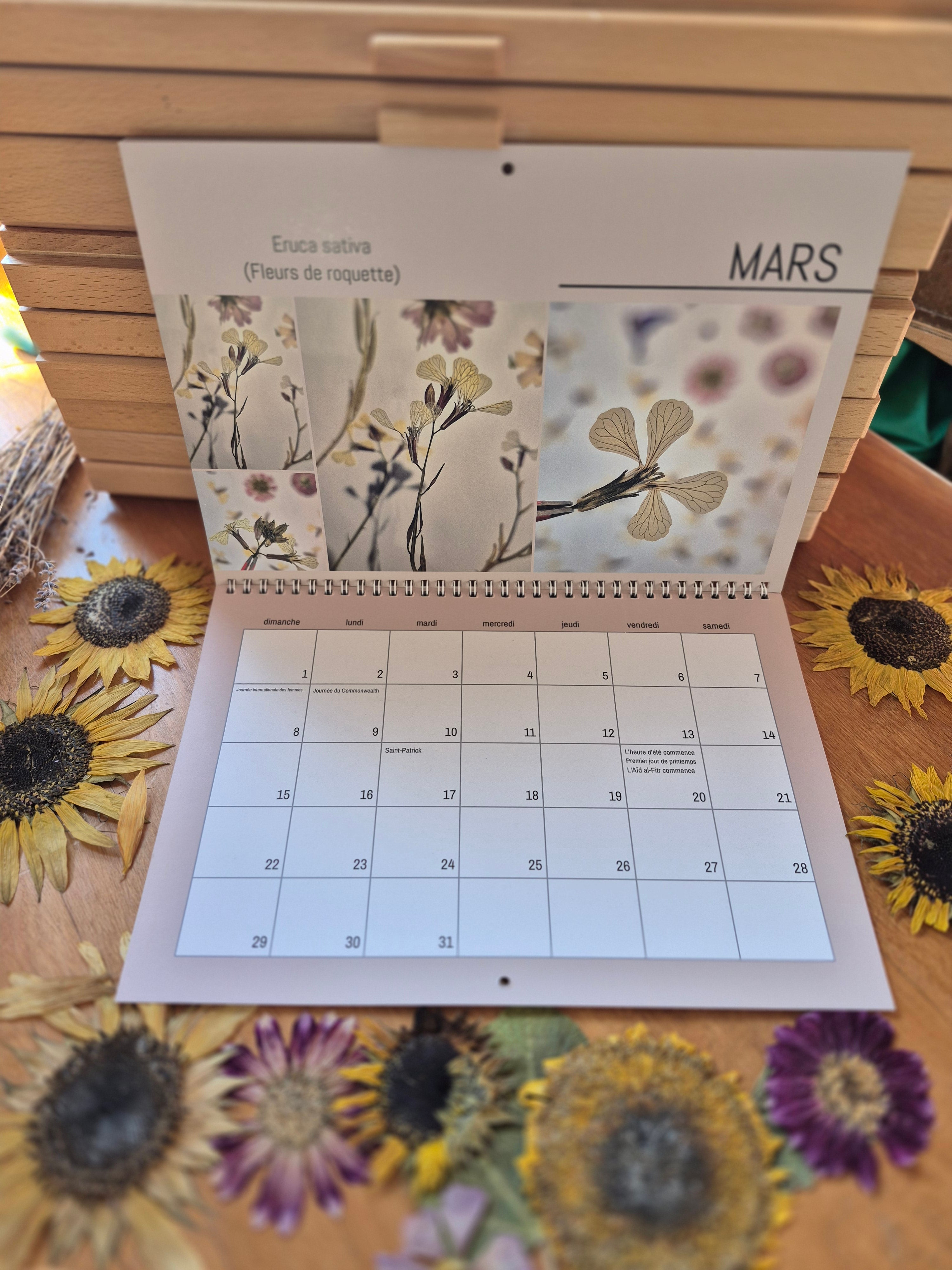 Calendrier 2026 - version botanique