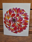Oeuvre florale - Lune rose