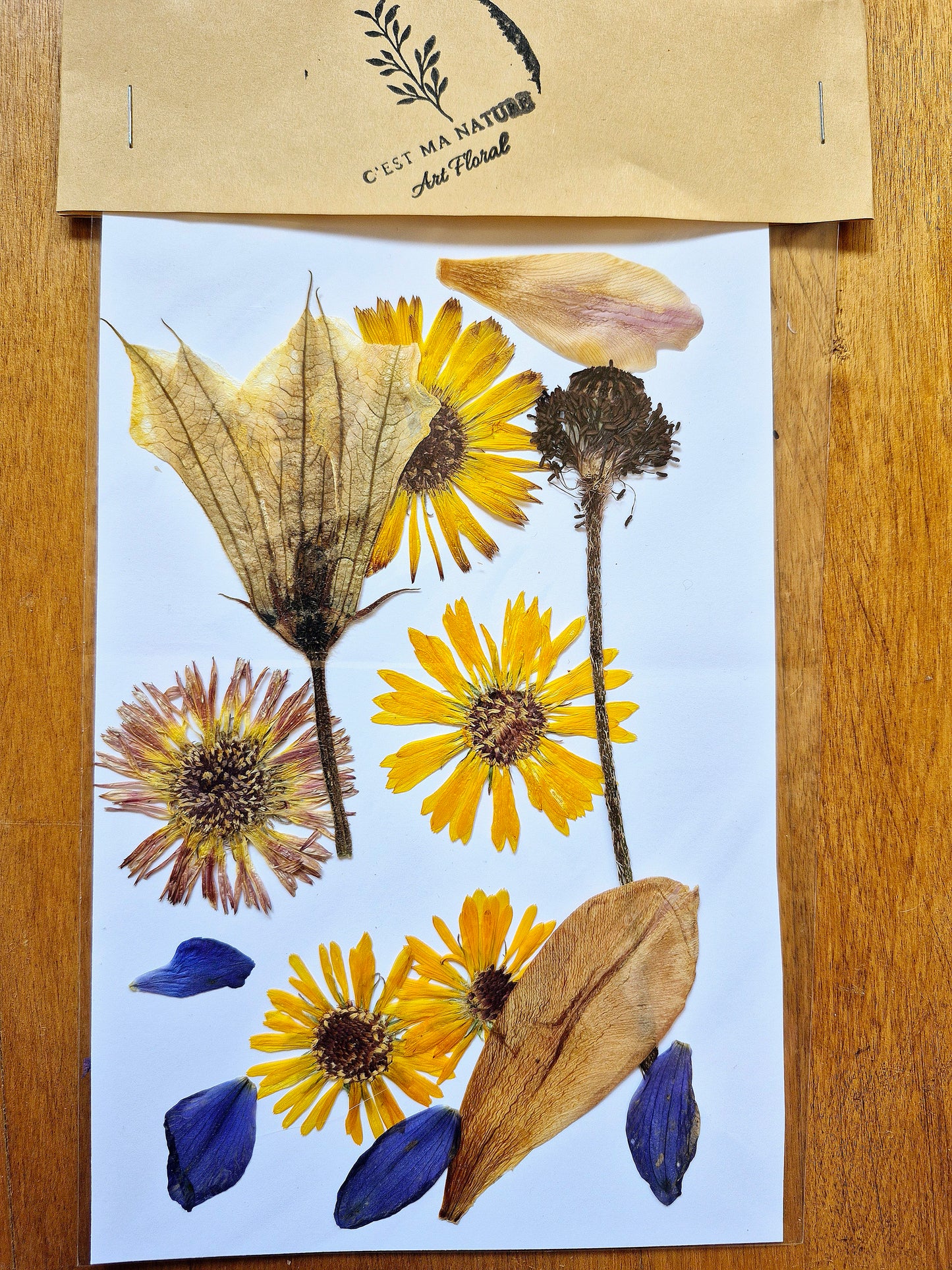 Sachet de fleurs séchées pour artisanat
