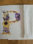 Lettre florale P