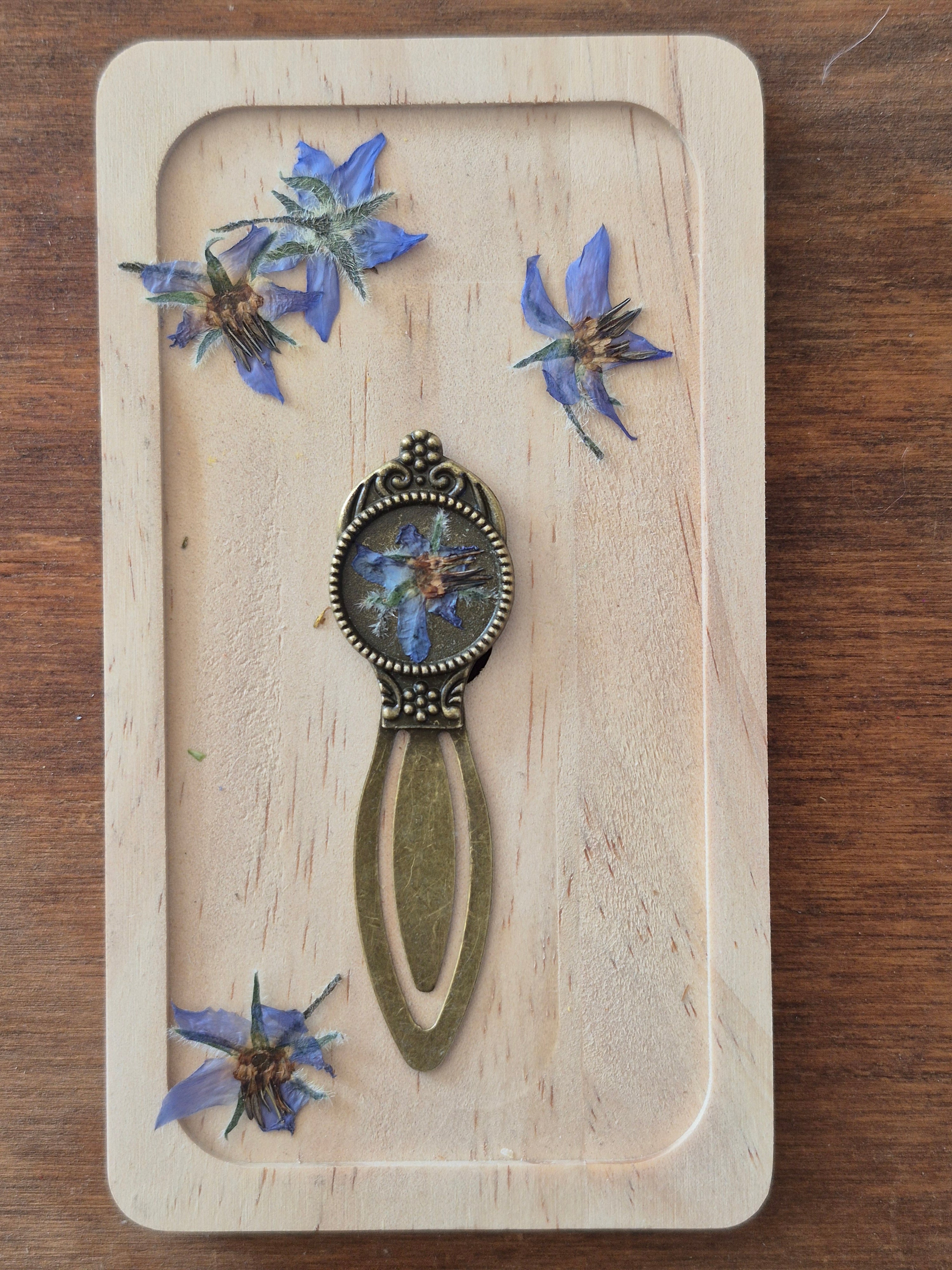 Marque-page vintage - Bourrache