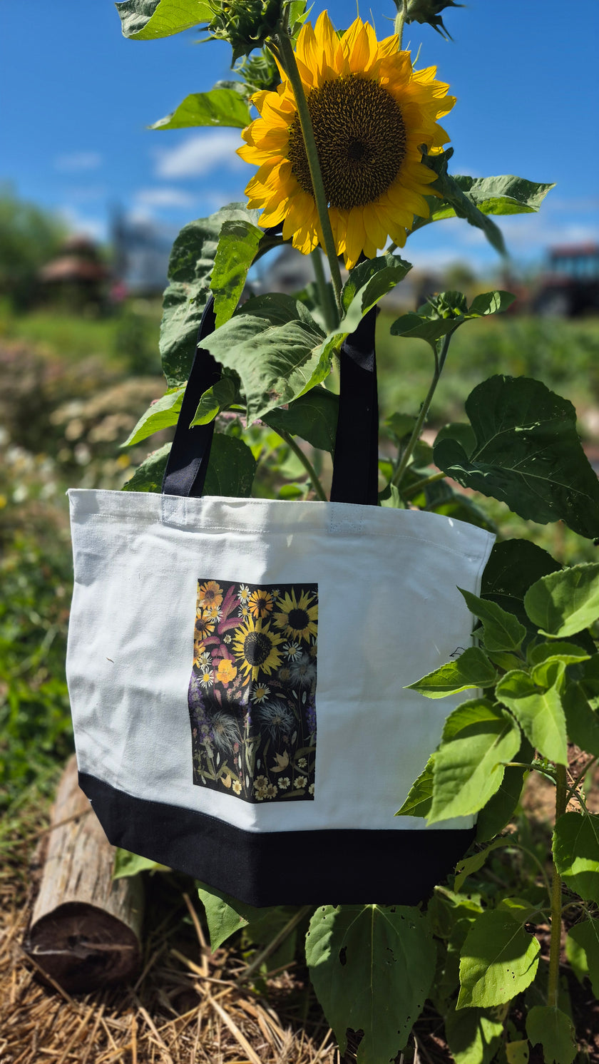 Sac réutilisable Envole-toi GRAND Fond noir