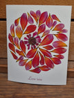 Oeuvre florale - Lune rose