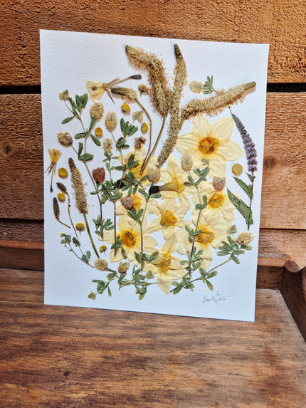 Oeuvre florale- Lune du cerf
