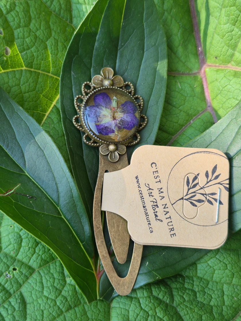 Marque-page vintage - Collection Géranium