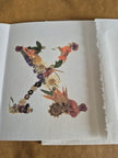Lettre florale X