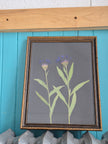 Cadre floral Punky bleu