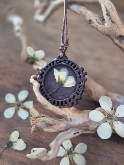 Collier de bois - Poirier