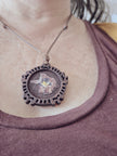 Collier de bois - Pensée