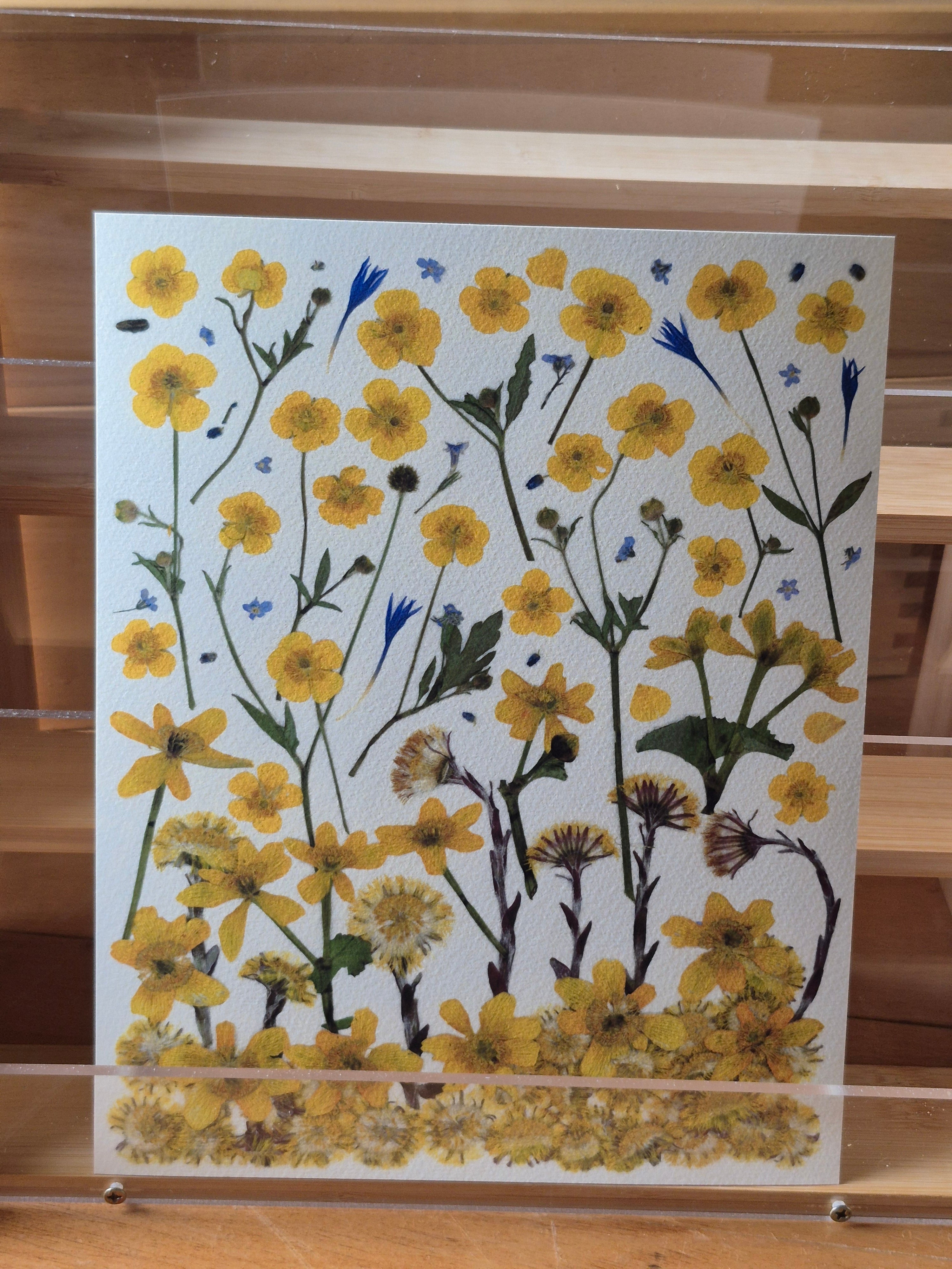 Oeuvre florale - Jaune Printemps