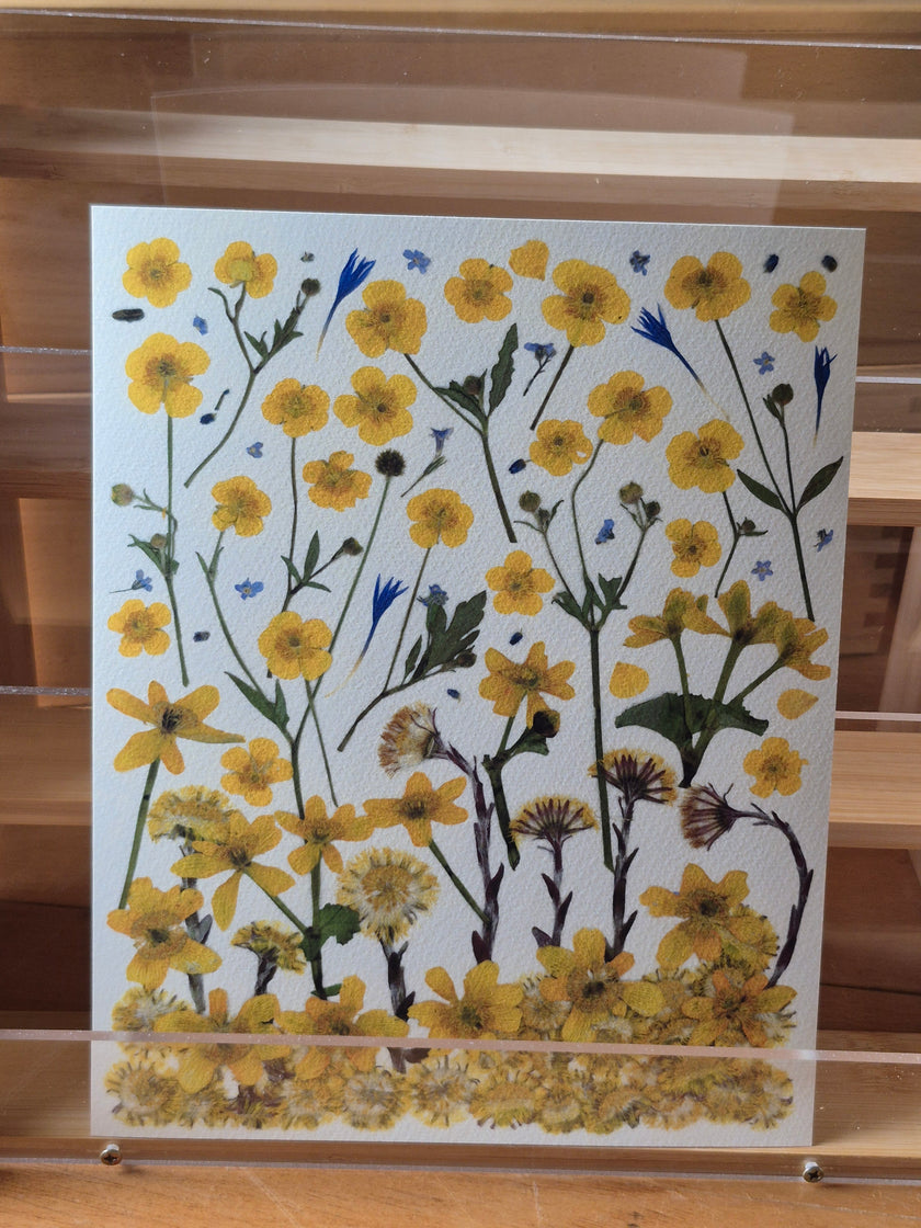Oeuvre florale - Jaune Printemps