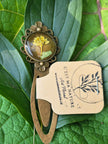 Marque-page vintage - Collection Fleurs jaunes