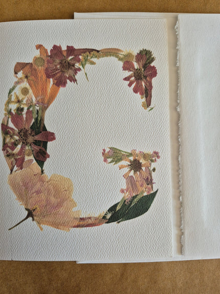 Lettre florale G
