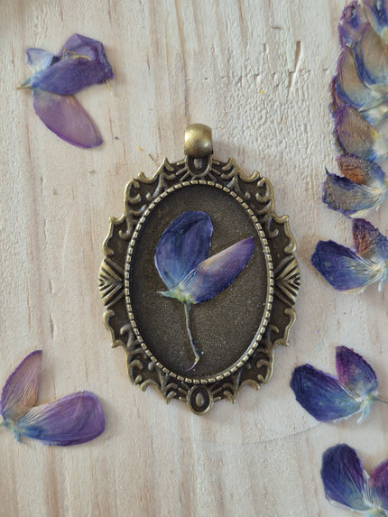 Pendentif floral 