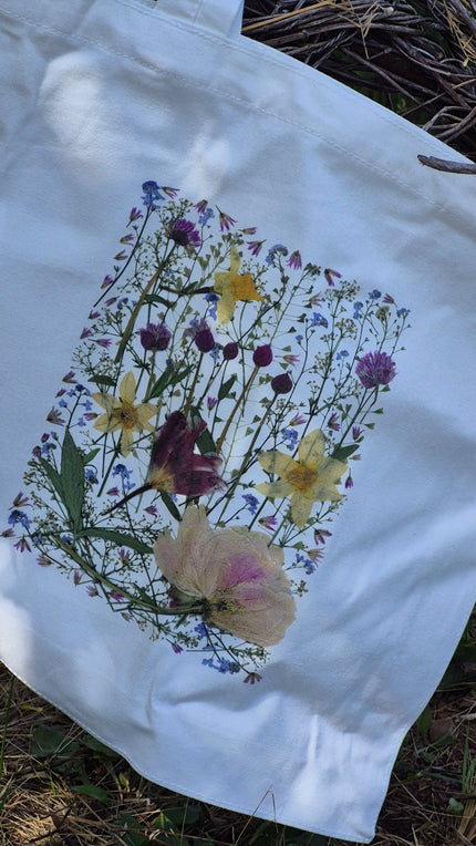 Sac réutilisable Champ fleuri PETIT