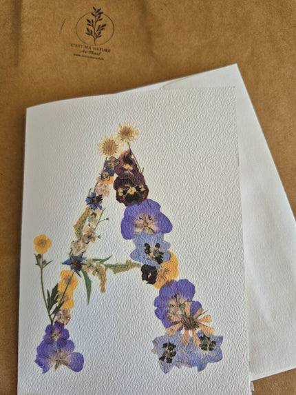 Lettre florale A