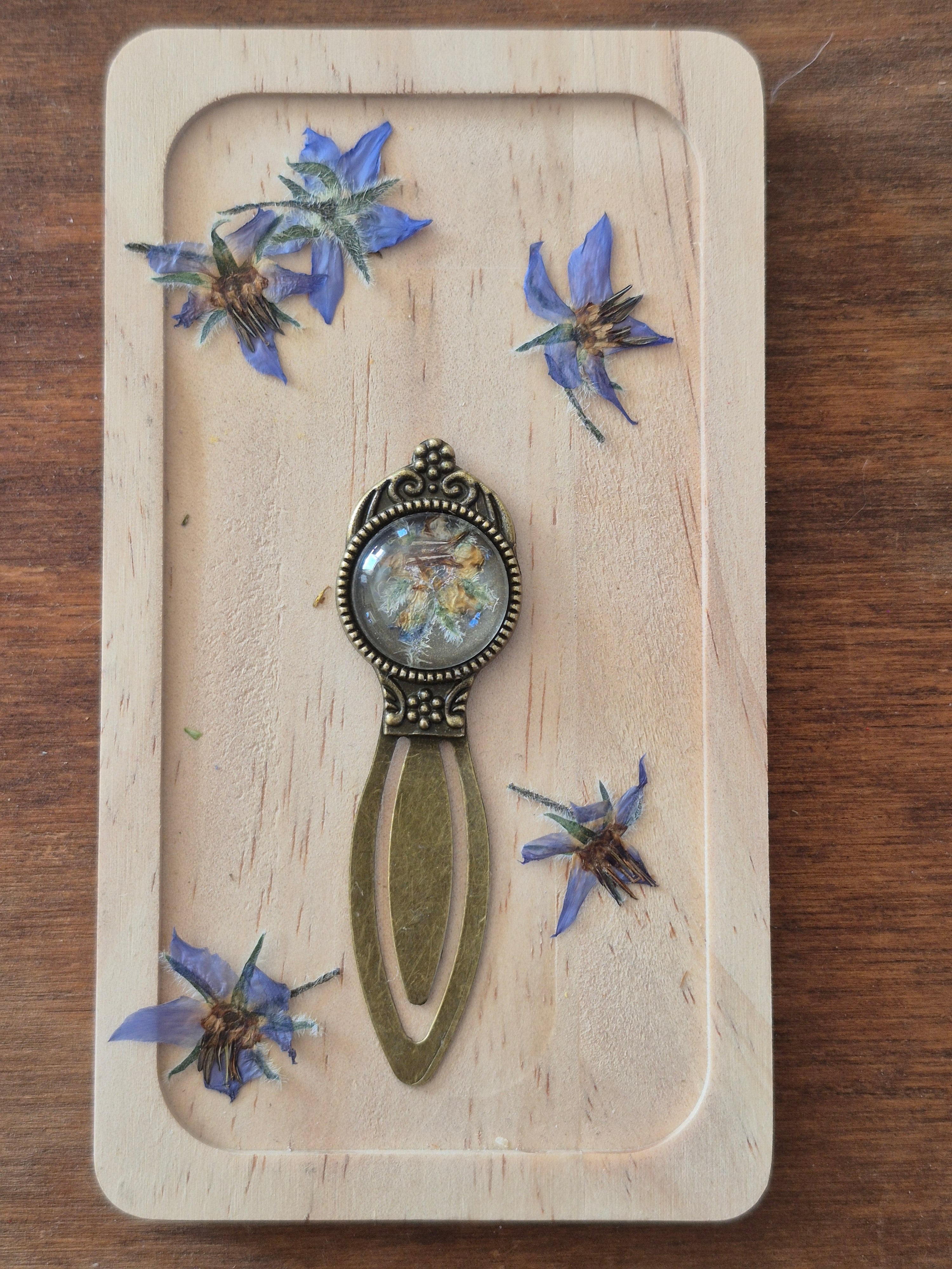 Marque-page vintage - Bourrache