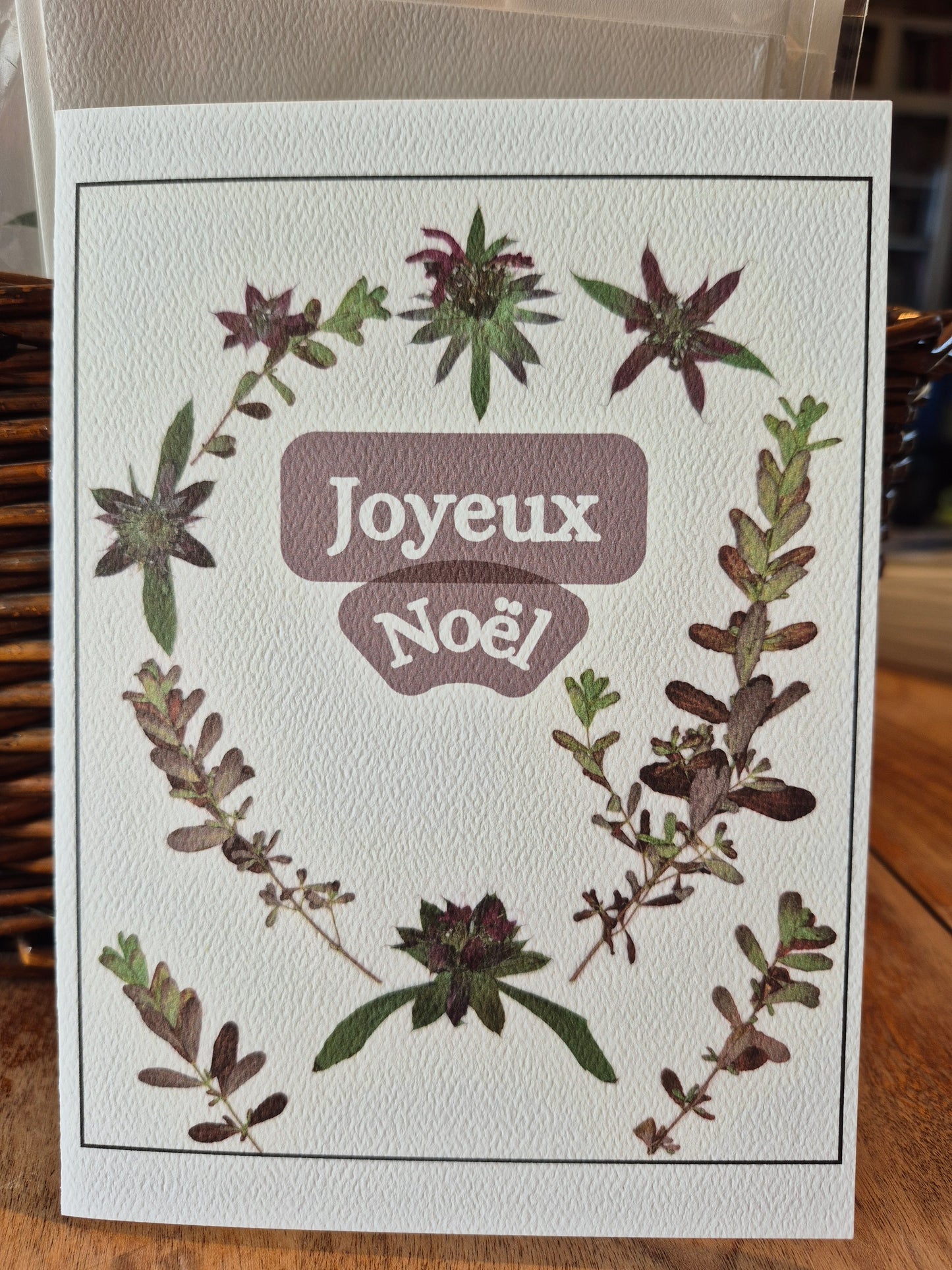 Carte de souhaits Noël