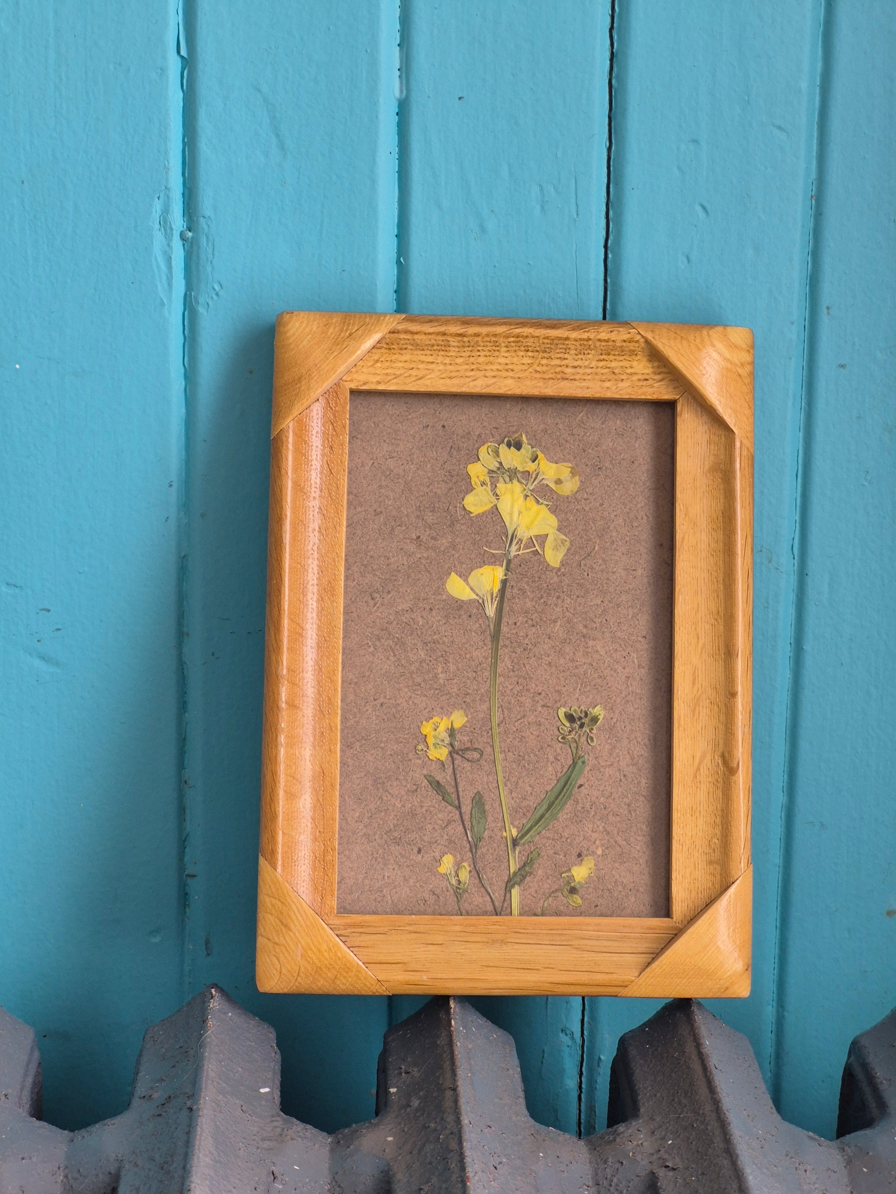 Cadre floral Fleurs jaunes