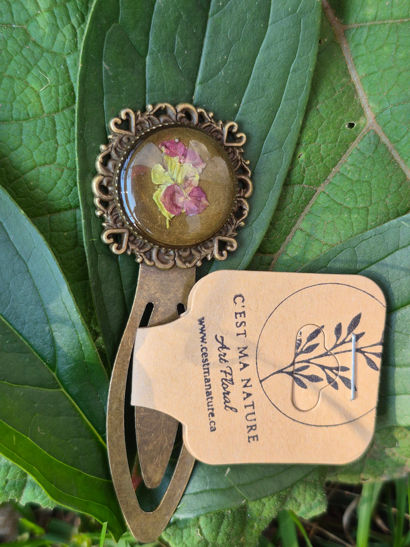 Marque-page vintage - Collection Fleur chic