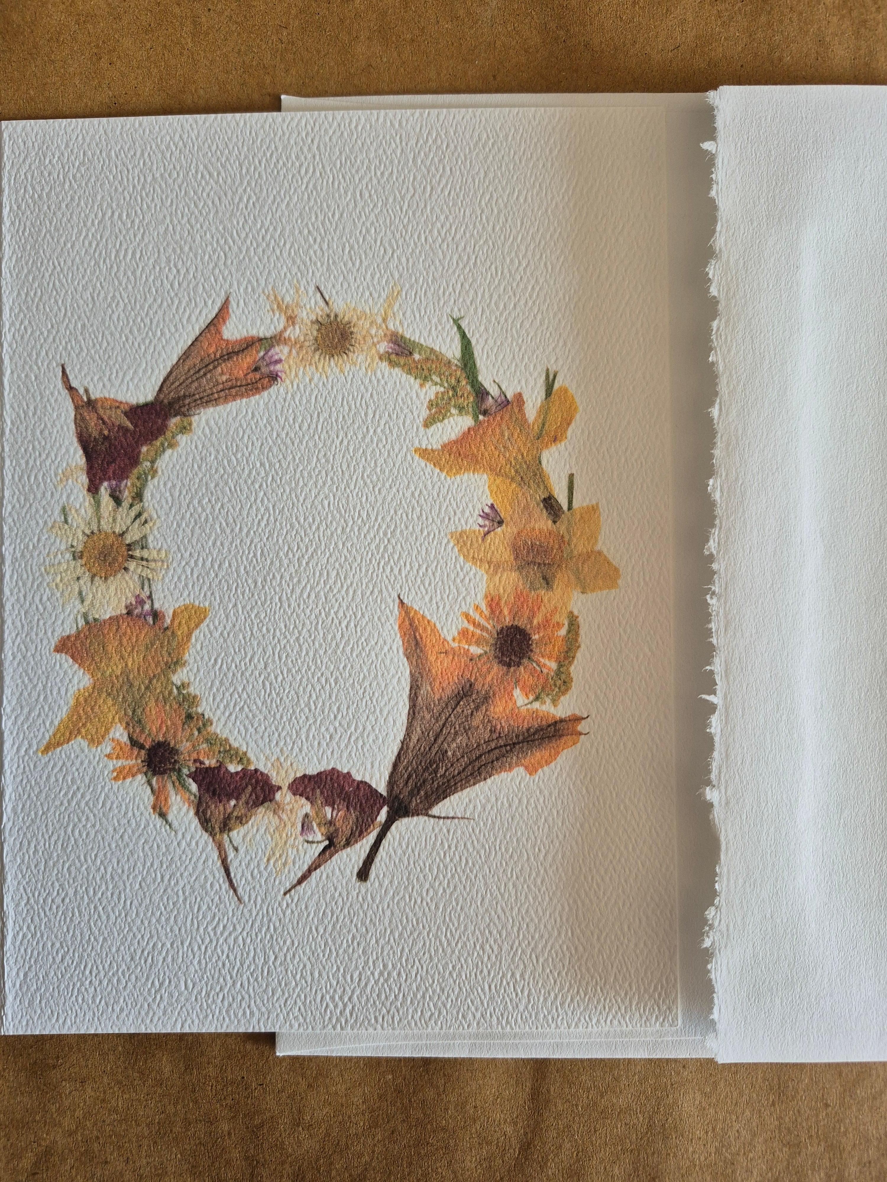 Lettre florale O