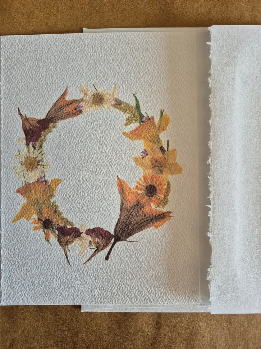 Lettre florale O